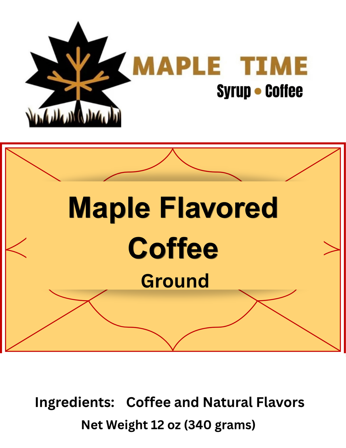 Natural Maple Flavored Coffee
